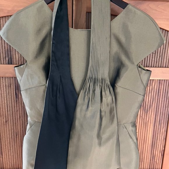 Alex Evenings Bronze Cocktail Dress, sz 10 - Picture 5 of 10